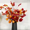 Lirios artificiales, phalaenopsis, calas, decoraciones de flores artificiales para mesa de sala de estar, arreglo floral en jarrón de cerámica de lujo ligero nórdico