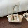 2026 Nuevo Bolso Tote Versátil de Nicho Estilo Coreano con un Toque Vintage de Alta Gama, Bolso de Hombro y Cruzado de Gran Capacidad