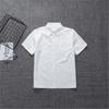 Camisa branca básica estilo ortodoxo japonês, uniforme escolar JK, manga curta ou longa, gola pontuda, gola redonda, opaca, para mulheres.