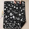 Manta para Colorear DIY Manta de Graffiti Transfronteriza TK Manta para Colorear Divertida de Estilo Similar Venta Caliente Personalización