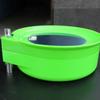 Bandeja magnética verde esmeralda para iscas, caixa de iscas magnética resistente com suporte e fivela de fixação no solo, equipamento de pesca e suprimentos para pesca.