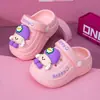 Pantuflas Infantiles de Hongo Lindas Dibujos Animados para Niños Zuecos Antideslizantes para Exteriores Sandalias de Playa de EVA para Bebé Verano