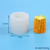 Molde de Silicona para Velas Serie Frutas DIY Mango Maíz Mangostán Manzana Durian Yeso Aromaterapia Resina Silicona