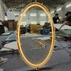 Espejo Colgante Ovalado de Techo Fabricante de Espejos Inteligentes Espejo Plateado de Alta Definición Montado en Pared Estilo Ins Táctil Antivaho Espejo de Baño