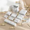 Los Profesionales Industriales Eligen Cajas de Almacenamiento de Joyería de Mármol Blanco para Anillos, Pendientes, Collares, Colgantes, Pulseras y Cajas de Embalaje para Joyería