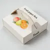Caja Bandeja de Frutas, Caja de Regalo Portátil de Cartón Corrugado, Caja de Empaque para Productos Agrícolas, Caja de Empaque para Verduras y Frutas, Logo Impreso Personalizado