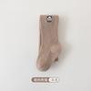 Medias para Niña Pantimedias Infantiles Leggings para Bebé Calcetines de Color Sólido con Conejo Bordado Primavera y Otoño Dibujos Animados