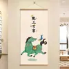 Pintura Decorativa para Sala de Estar Estilo Nuevo, Pintura Colgante de Año Nuevo, Pintura para Atraer la Fortuna para Entrada, Oficina, Estudio, Pintura Decorativa Festiva