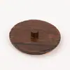 Caja de plástico ps tapa de bambú tapa de madera de alto valor frasco de almacenamiento para bastoncillos de algodón caja de almacenamiento nan bambú tapa transparente de alta definición almacenamiento