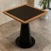 Mesas y sillas de estilo rústico para restaurantes de alta gama, cafeterías y restaurantes de fusión de moda y nicho que sirven cocina occidental, hechas de madera maciza