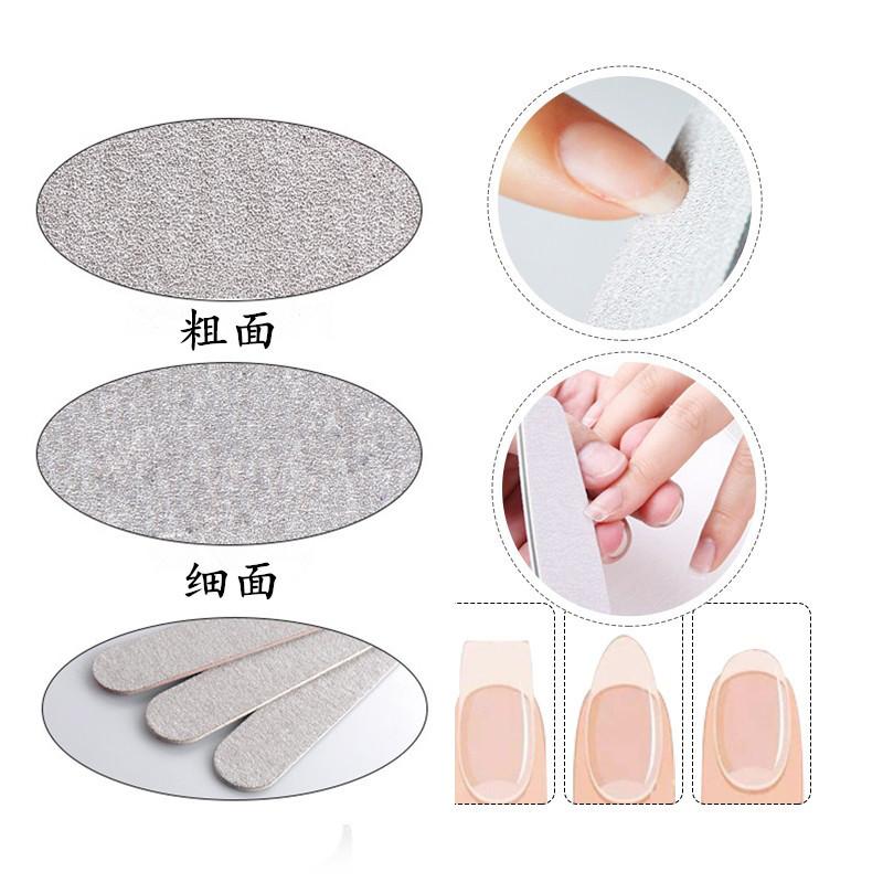 5Pcs-Grey-Acrylic-Nail-File-Bu