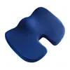 Cojín de asiento ergonómico en forma de U de espuma viscoelástica personalizado, transpirable y diseñado para hombres y mujeres, ideal para sentarse prolongadamente en la oficina, almohadilla de silla portátil y que alivia la presión