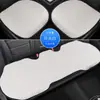 Cojín de coche para las cuatro estaciones, universal, de verano, fresco, para asiento trasero, para mujer, con media bolsa, ventilado
