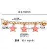 Corrente Decorativa Artesanal DIY para Crocs Pingente de Concha Estrela do Mar Fivela Integrada Semi-circular em Forma de I Corrente de Flor de Sapato Destacável