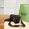 Bolso cruzado de alta gama para mujer 2026 nuevo bolso de pecho con estampado de moda vintage bolso de hombro versátil con correa ancha