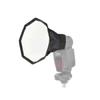 Panel de enfoque Cubierta de lámpara de flash Plegable Conveniente Caja de luz flexible Cubierta cónica Flash LED Reflector suave