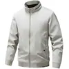 Chaqueta de Negocios Casual Versátil Personalizada Cortavientos Sudadera de Manga Larga para Hombre Primavera y Otoño Ajustada Cuello Alto Superior Chaqueta Transfronteriza