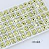 Dongzhou Cristal Ovo Gordo Arte de Unhas Diamante 8*10mm Cristal K9 de Alta Qualidade Ovo Fino Pequeno Oval Fundo Pontiagudo Diamante Joia Arte de Unhas