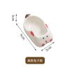 Prato para Molho de Cachorrinho de Desenho Animado, Porta-Hashi de Cerâmica Doméstico, Pequeno Prato Criativo para Lanches, Prato para Tempero, Fofo e Divertido