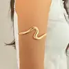 Pulsera de Brazo de Moda Europea y Americana de Venta Caliente Transfronteriza, Conjunto de Pulseras de Anillo Abierto Liso con Hoja y Nota Musical Metálica en Bucle