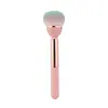 Em estoque, direto do fabricante: Pincel em formato de lótus, pincel pequeno para blush em formato de bulbo, cerdas de fibra artificial, cabo de plástico, pincel para pó facial para fixar maquiagem