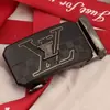 Hongsheng Clássico Liga Automática Fivela Masculina Duas Peças Processo a Laser Fivela de Cinto Automática Quadrado Macio Padrão Atacado