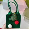 Decoración Navideña Bolsa de Regalo Nochebuena Bolsa de Regalo de Frutas Caja de Regalo para Niños Bolsa de Regalo Bolsa de Fieltro Dulces Regalos Mayoreo