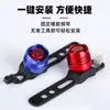 Bicicleta aleación de aluminio luz trasera rubí monocular luz de casco bicicleta de montaña ciclismo luz trasera de advertencia brillante venta al por mayor
