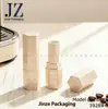 Jinze Embalagem Hexagonal com Tampa de Encaixe e Textura para Batom Tubo Plástico Vazio Material de Embalagem