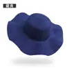 Chapéu de Palha Verão Leve Borda Ondulada Feito à Mão DIY Chapéu de Sol Chapéu de Praia Chapéu de Sol Dobrável Fabricante Direto