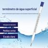 Termômetro de água do mar, termômetro de água de superfície de aço inoxidável, termômetro de aquicultura, termômetro marinho de água doce de água doce