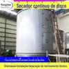 Secador de disco de farelo de arroz, secador industrial de disco de sulfato de sódio, secador contínuo de grânulos, equipamento de secagem de resíduos medicinais