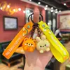 Llaveros adorables con forma de animalito, colgantes creativos de dibujos animados para bolso de pingüino y cordero pequeños