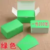 Tarjeta en blanco de papel kraft redondeada tarjeta pequeña tarjeta de papel para escribir a mano tarjeta de mensaje tarjeta de palabras en inglés 200