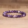 Pulsera Popular Xingying de Temu Pulsera de Amatista de Sueño Círculo Único Cuerda Elástica Regalo de Vacaciones Pulsera Hecha a Mano Al por Mayor