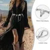 Corrente de Cintura de Metal para Mulheres, Decoração Versátil para Ternos, Vestidos e Jeans, Cinto de Corrente com um Toque de Luxo de Nicho