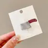 Pinzas florales para el pelo estilo coreano para niñas, pinzas dulces y coloridas para flequillo, pinzas de pico de pato de alta gama y exquisitas