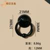 Gaveta Chinesa Puxador de Furo Único Puxador de Anel de Puxar Cobre Antigo Armário Guarda-Roupa Puxador de Anel Pendurado Preto Antigo Puxador de Porta de Armário