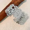 Pulsera Anillo de Acero de Titanio Yusen Europeo y Americano Chapada en Oro Joyería que No se Desvanece para Mujer Lujo Ligero Gama Alta Acero Inoxidable Joyería Transfronteriza