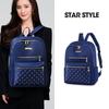 Mochila personalizada de nailon ligero con remaches de nueva moda para primavera y otoño, estilo universitario, para mujer, entrega al por mayor de fábrica