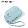 Estilo Coreano Lápiz Labial Estudiante Almacenamiento de Audífonos Billetera para Monedas Compacto Mini Llavero Colgante Multicolores Cartera de Mano