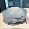 Gorra Marinera con Lazo Estilo Japonés Gorro de Otoño de Nicho para Mujeres con Gran Circunferencia de Cabeza Boina Estilo Coreano Ins Gorro Cálido