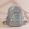 Mochila de lona leve de grande capacidade para mulheres Novo estilo coreano elegante simples à prova d'água Oxford Cloth Travel Backpack