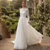 Vestido de Noiva de Renda Estilo Francês 2026 Novo Modelo para Noivas, Elegante e Simples, Vestido Longo de Verão de Alta Qualidade com Cauda Pequena