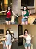 Camisole Irregular com Alça Única e Ombro Caído para Mulheres Usarem Fora no Verão Tailandês Sexy Sem Mangas Tubo Top Único