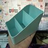 Caja de Plástico de Escritorio Simple con Múltiples Compartimentos para Organizar Cosméticos, Caja de Almacenamiento de Joyería para Estudiantes y Hogar, Caja Dividida para Tocador