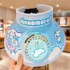 Chapéu Boné Protetor Solar Infantil Cartoon Kuromi Estilo Novo para Meninos e Meninas Verão Exterior Aba Larga Chapéu de Sol