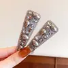 Pinzas BB de Cristal Lujo Ligero Pinzas Laterales para el Cabello con Pedrería Pinzas de Alta Gama para el Flequillo Pinzas para el Vello Rebelde de la Parte Posterior de la Cabeza Hechas a Mano Nuevo Estilo 2025
