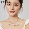 Collar de Perlas Shijia con Lazo de Verano para Mujer 2025 Nuevo de Alta Gama Lujo Ligero Nicho Diario Versátil