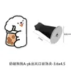 Ambientador Plano de Acrílico para Coche Estilo Pareja Dibujo Lineal Cachorro Clip Decorativo Aroma para Ventilación de Coche